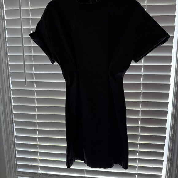 Zara Basics Black Casual Dress S NWOT - Picture 2 of 7